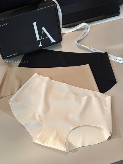 穿瑜伽裤也无印记的！真正的无痕内裤！2024新款黑科技奶皮质感女