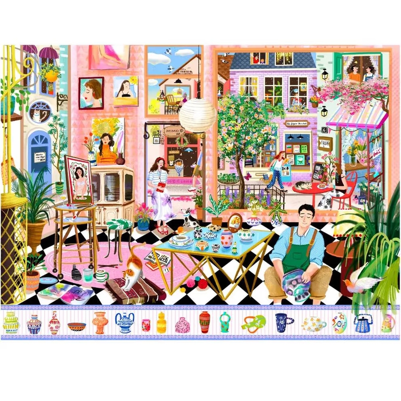 Mimo Healing Street Scene Style Decoration Stickers-11.0 Flower Porcelain Alley & Flower Lane (Special Glossy Film) Mimo Healing Street Scene Style Decoration Stickers-11.0 Flower Porcelain Alley & Flower Lane (Special Glossy Film)