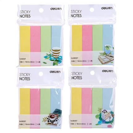 Милая многоцветная маленькая самоклеющаяся заметка