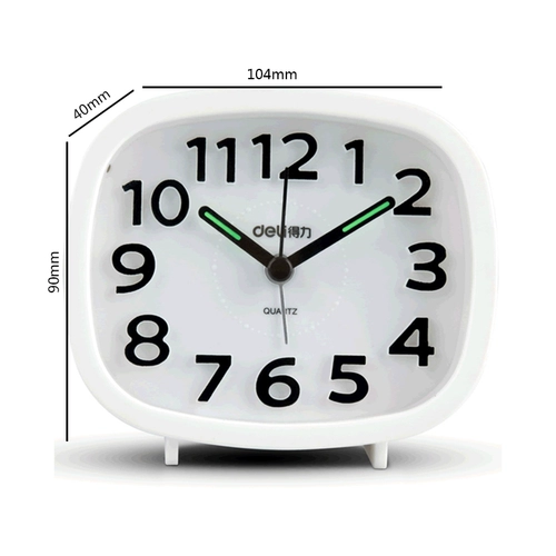 Deli Stationery 8800 Случай будильник Студент будильник простая современная индивидуальность