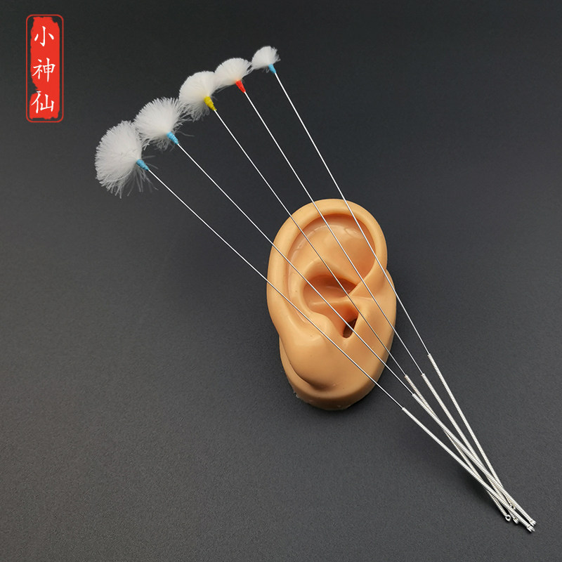 Small God fairy ear tools silver needle goose feather stick big small and medium reinforcement do not lose hair