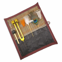 Little fairy ear picker special tuning fork big hair stick combination ear trembling massage ear canal ear digging big hair stick 10-piece set