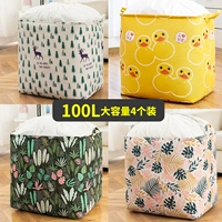 100л большие 4 установлены [лось+водяная трава+большая желтая утка+банан]