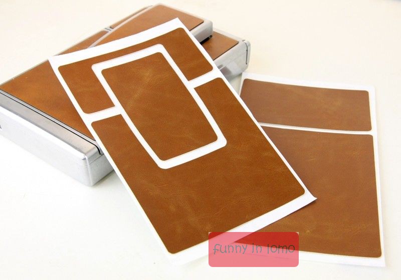 Paoli come SX70sonar680 690 decorated with leather patch leather for leather alpha1 brown brown black brand new