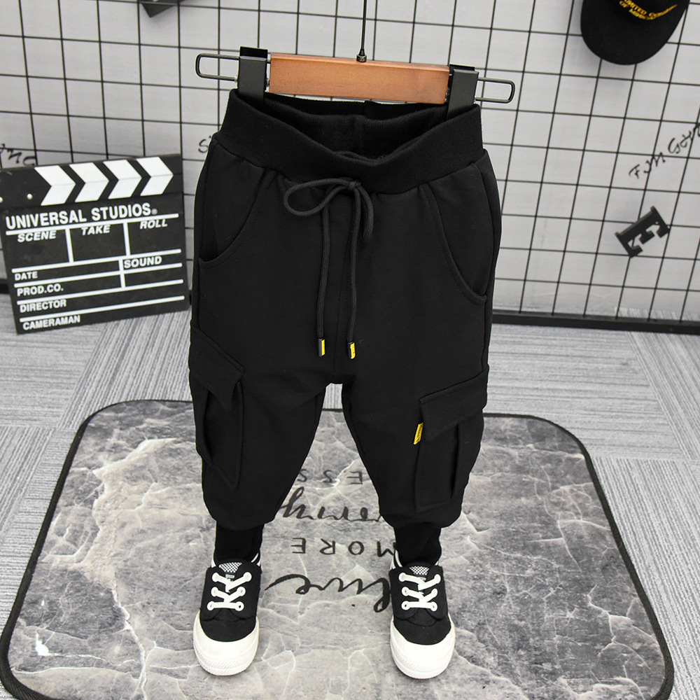 Spring and Autumn Pants 2 Boys 3 Baby 4 Palm 5-year-old Han Baby Boy Yang Harlen Workshop Pants