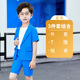 Summer trai ngắn tay Daok Suit Baby Boy chủ Childrens hoa girl show chiếc váy ra khỏi phong cách Anh.