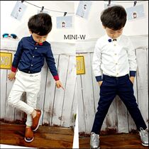 Baby Kid Shirt 1-3 Year Old 8 Pure Cotton 2020 New Fall Boy Boy White Shirt Han Edition Spring Autumn Boy