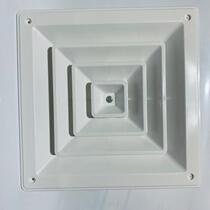 Central air conditioning ABS square diffuser Integrated ceiling louver exhaust vent Ceiling pipe ventilation outlet