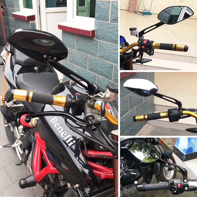 Benelli Ducati Harley Motorcycle Sửa đổi gương chiếu hậu rizoma Gương chiếu hậu Gương / cặp gương gù lắp chân gương