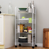 Tide East Chaoxi bathroom shelf removable storage rack kitchen cart floor multi-floor shelf