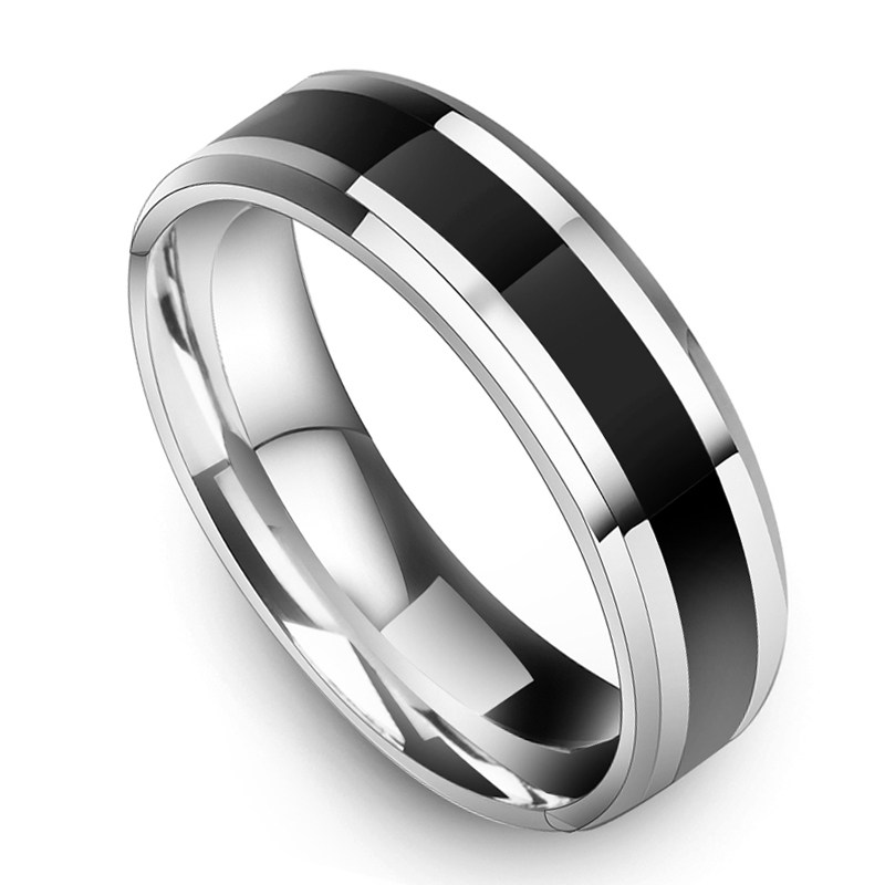 Bague mixte en Acier au titane - Ref 3087685 Image 5