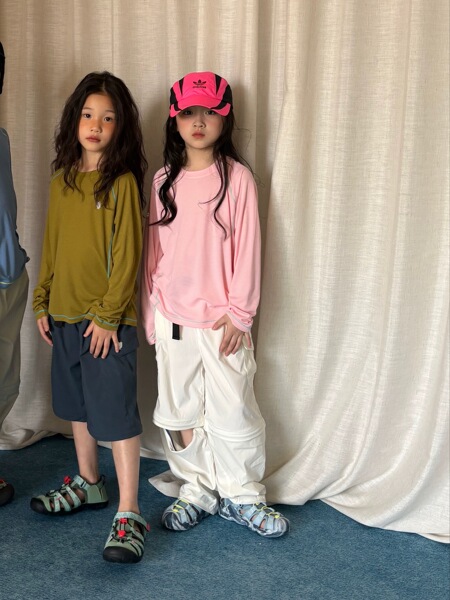 Yummyrocky One-Pants-Three-Wear Custom-Woven 3m Quick-Dry Color-Blocking Children's Detachable Sports Pants Summer Parachute Pants — 2