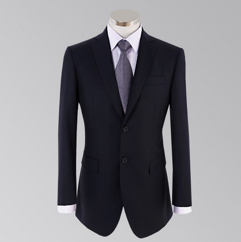 TX28804 Bộ đồ len dành cho nam giới trẻ trung Bộ đồ màu xanh Navy Pure Pure Blue XF68 Chỉ có 1018 Áo quà đồ công sở nam