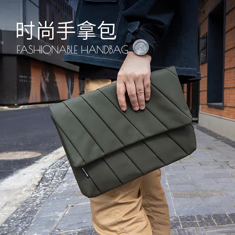 URBAN FOREST 2019 new fashion men's handbag small can let go mobile phone clutch feminine temperament male