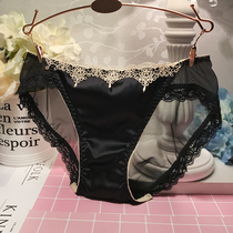 Every day special lace ice screen yarn incognito satin sexy panties womens low waist womens briefs temptation