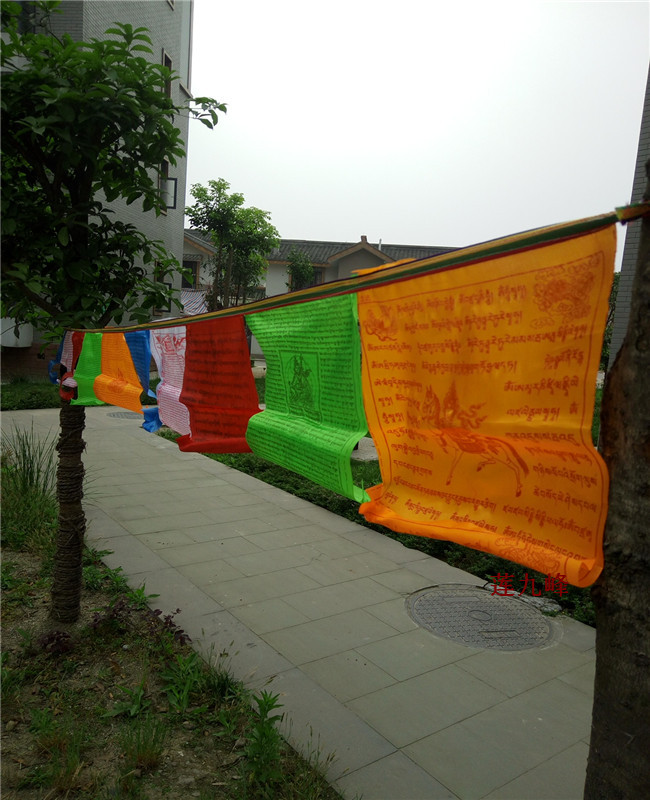 Tibetan supplies 10 one - colored Hamburg and Hanghai - flag five - colored flag flag flag flag