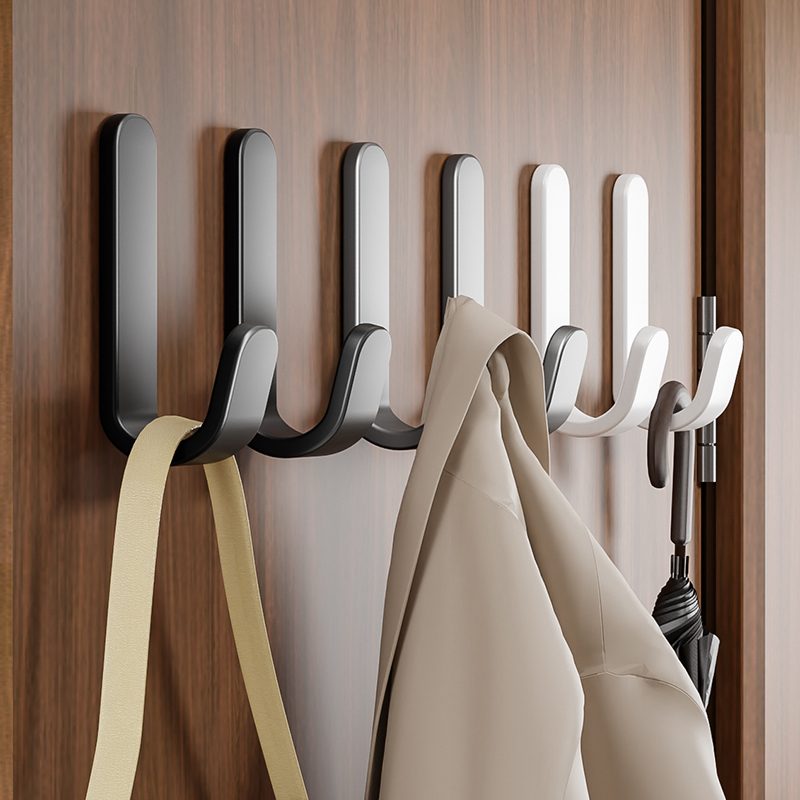 Bag Hook, No Drilling, Traceless, Strong Load-Bearing, Dormitory Essential, Adhesive Hook for Hanging Backpacks, Clothes, Keys Behind the Door