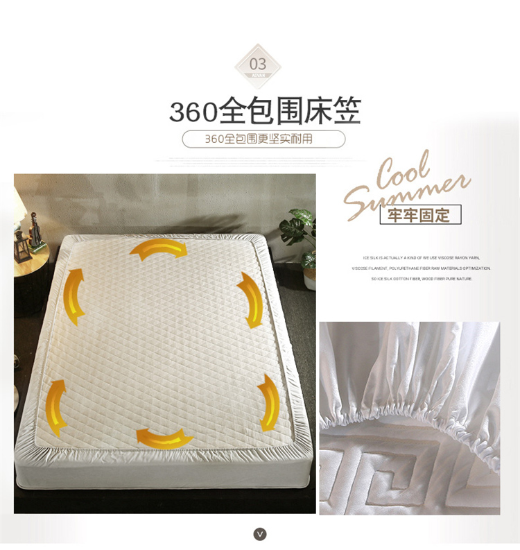 Giường cotton tùy chỉnh chăn bông trải giường đơn miếng bông dày Simmons nệm bảo vệ chống trượt thảm 1.8m Ga chun chần Everon