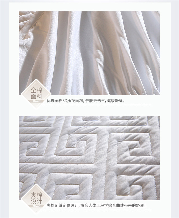 Giường cotton tùy chỉnh chăn bông trải giường đơn miếng bông dày Simmons nệm bảo vệ chống trượt thảm 1.8m Ga chun chần Everon