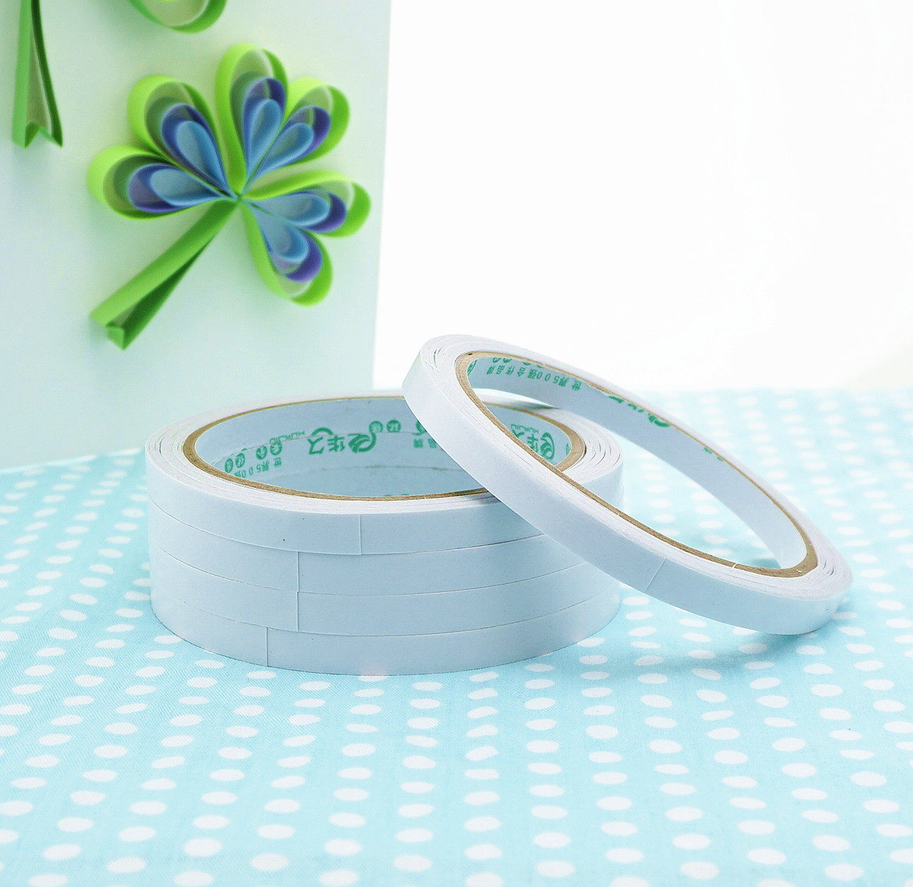 8mm wide high quality high viscosity super sticker width DIY tape hand - side adhesive adhesive