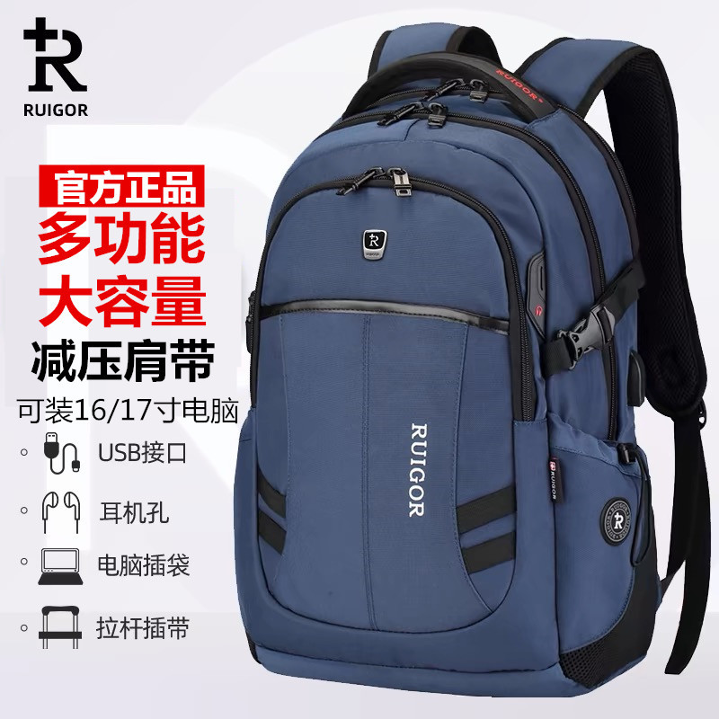 Swiss Army Knife Backpack Men's Backpack Large Capacity Business Travel Computer Bag College Student School Bag Swiss Army Knife Backpack Men's Backpack Large Capacity Business Travel Computer Bag College Student School Bag