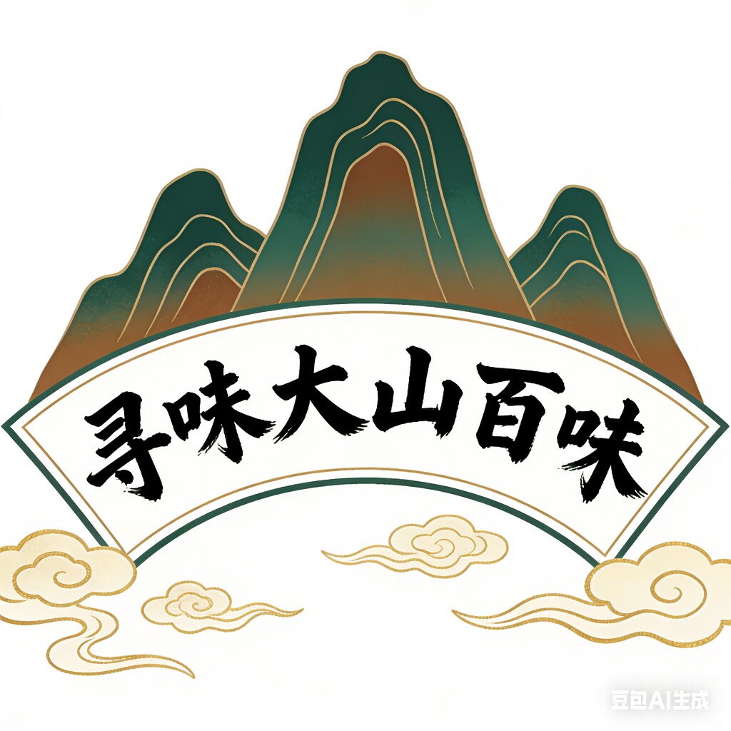 寻味大山百味的LOGO