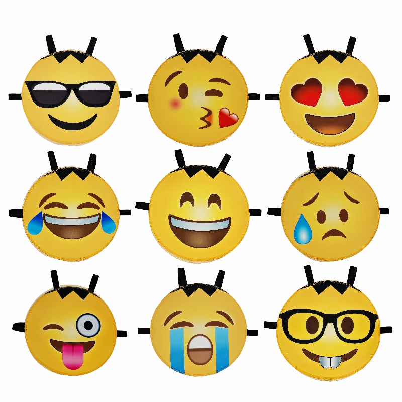 Middle School Emo Children and Adults Emoji Costume Funny Prank Performance Cute Cartoon Play Props Costume