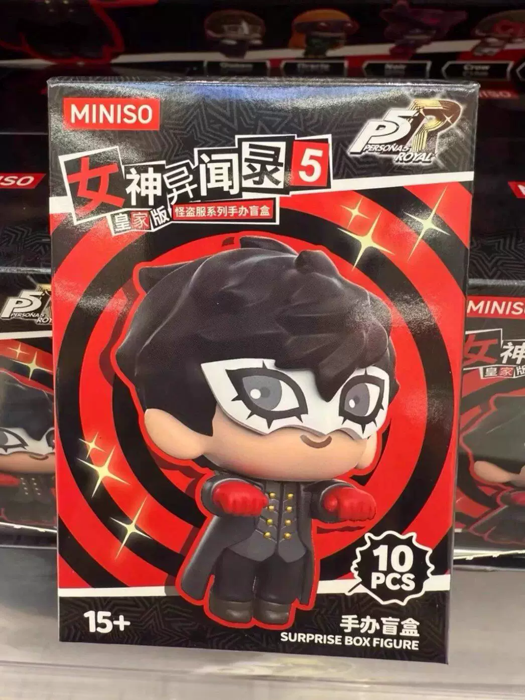 Коллекционная фигурка-блайндбокс Miniso Persona P5R Royal Edition — серия Phantom Thieves, официальный размер