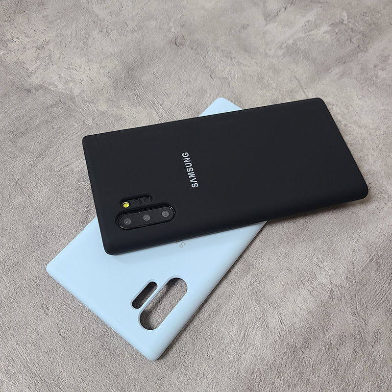 Suitable for Samsung Galaxy Note10+ 5g Mobile Phone Case, Original Material Liquid Silicone Skin-Feel Case, Full Protection Against Drops, Note10 Protective Case, Official Same Style Soft Case, Limited Edition, High-End Feel