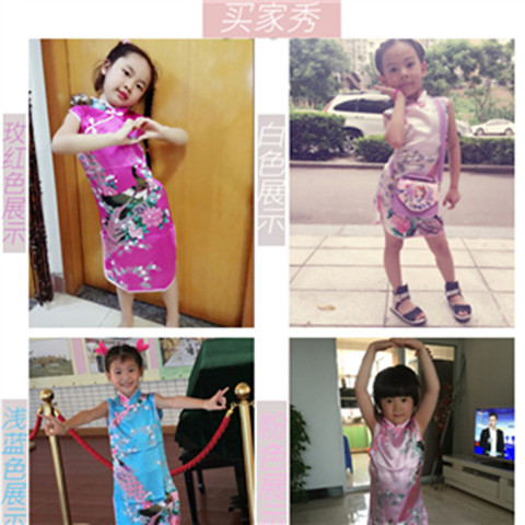 Летняя одежда, детское ципао, юбка, платье для отдыха, коллекция 2023, в западном стиле   