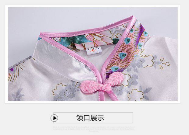 Летняя одежда, детское ципао, юбка, платье для отдыха, коллекция 2023, в западном стиле   