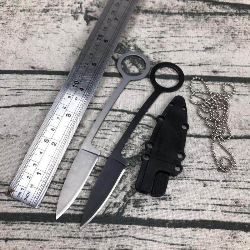 20BTJ Trout Fish Fork Small Straight Knife Integrated Outdoor Camping Knife Fishing Hunting Knife Outdoor Sharp Tactical Supplies