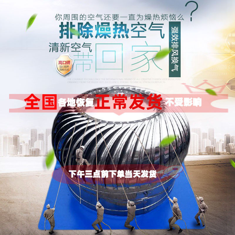 304 stainless steel wind ball unpowered ventilation ball 600 type plant flue breeding ventilation exhaust fan roof ventilator