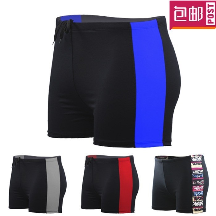 Swimming trunks Men's water park swimwear trend fashion personality Teen men's loose hot spring adult trend flat angle