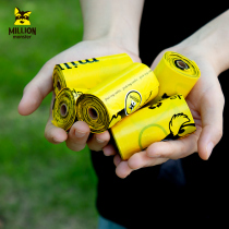 millionmonster walking dog pick up shit bag degradable pet ten poo bag dog cat with garbage bag faecal bag