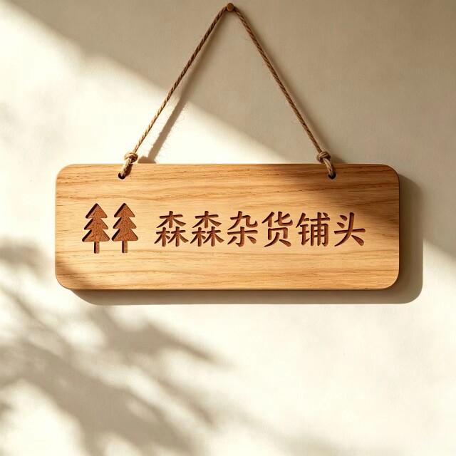森森杂货铺头的LOGO