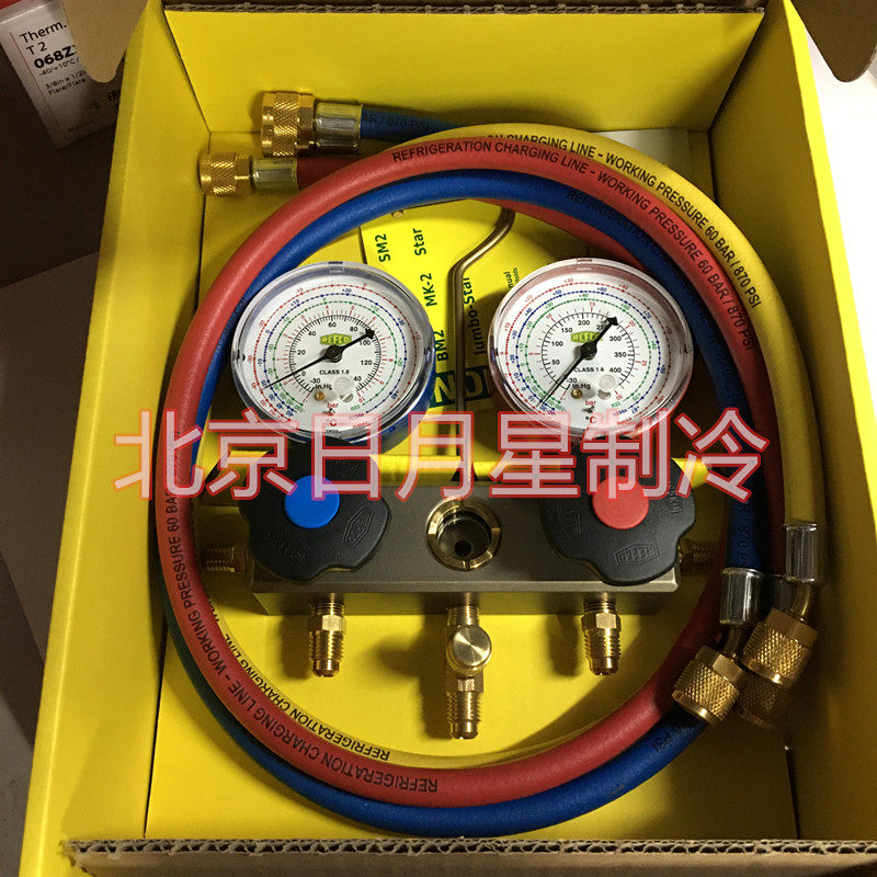 REFCO Weiko Pressure Meter BM2-6-DS-R22 R32 R410A R410A Head Air Conditioning refrigerant Gfluorine Table Group