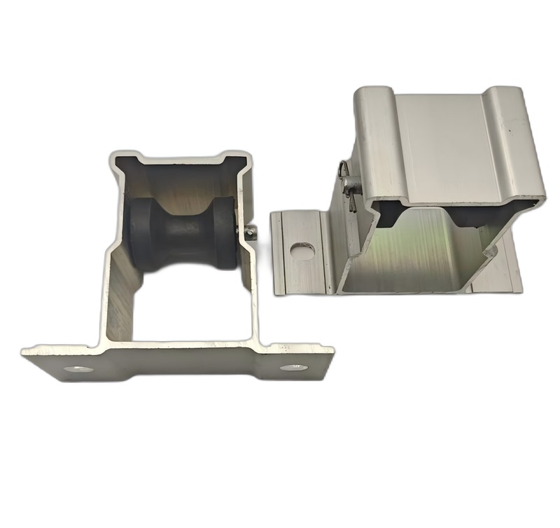 Greenhouse Accessories, Internal and External Sunshade Push-Pull Rod Support Rollers, Stainless Steel Door-Type Support Rollers