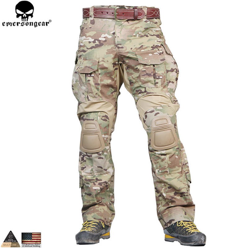 Love Merson G3 New Bullet Force Cloth With Kneecap Tactical Long Pants Live-action CS Outdoor Camouflage Camouflage Tooling For Training Pants