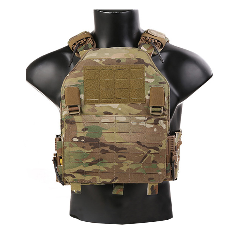 Emerson LVAC Assault Tactical Camo Vest W ROC Laser Cut MOLE Live CS Chest Strap Insert