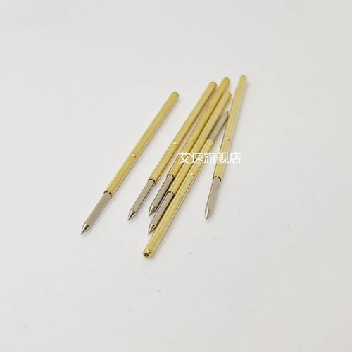 Игла для проверки зонда PL75-B1, наконечник p111, наперсток 1,0 мм, пружинная игла, общая длина 33,35 мм, головка 0,74 мм