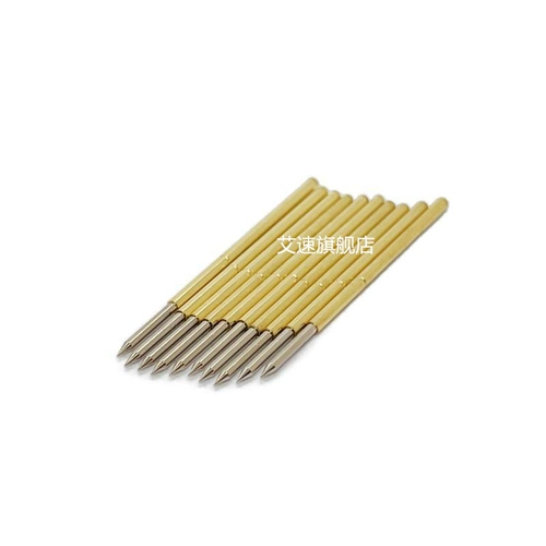 Игла для проверки зонда PL75-B1, наконечник p111, наперсток 1,0 мм, пружинная игла, общая длина 33,35 мм, головка 0,74 мм