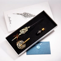 (Золото) Фэнтезийные перья (черный)