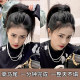 Kawano black high ponytail clip pumpkin net red temperament shark clip small back head clip headdress hair clip female