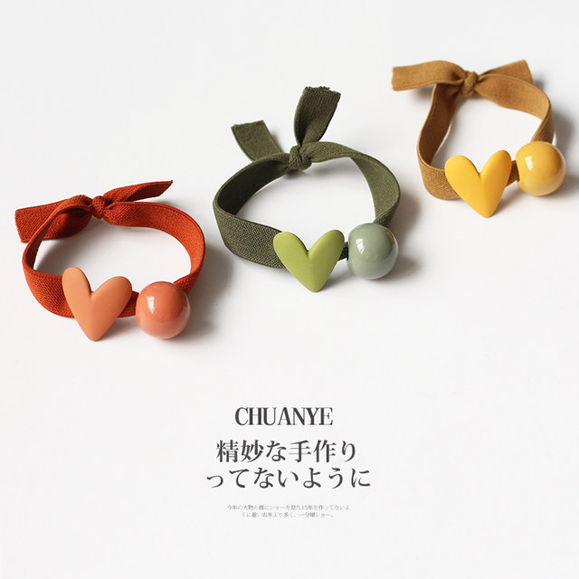 Kawano ອິນເຕີເນັດສະເຫຼີມສະຫຼອງ hairband ແມ່ຍິງງ່າຍດາຍເກົາຫຼີ 2024 ຮູບແບບໃຫມ່ hair tie ຢາງ band hair rope ງາມ ponytail hair band headwear