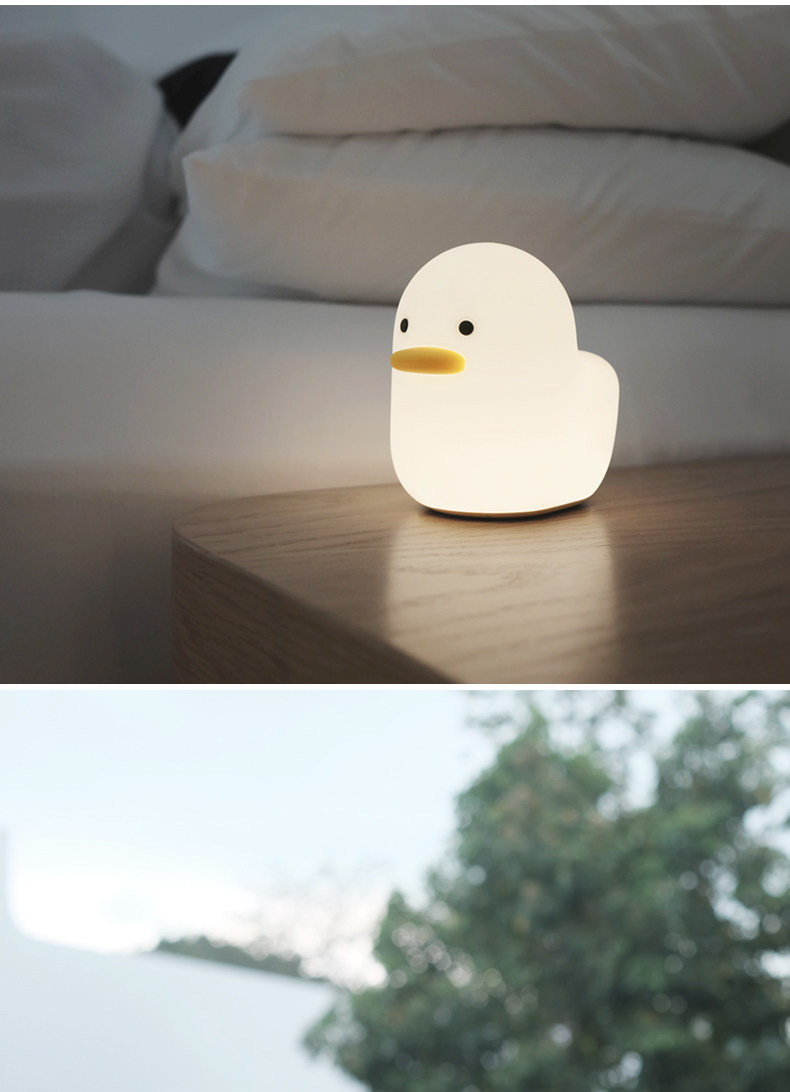 MUID Dull Duck Sleep Lamp 呆呆鸭入眠灯 硅胶夜灯 光感助眠淘宝网