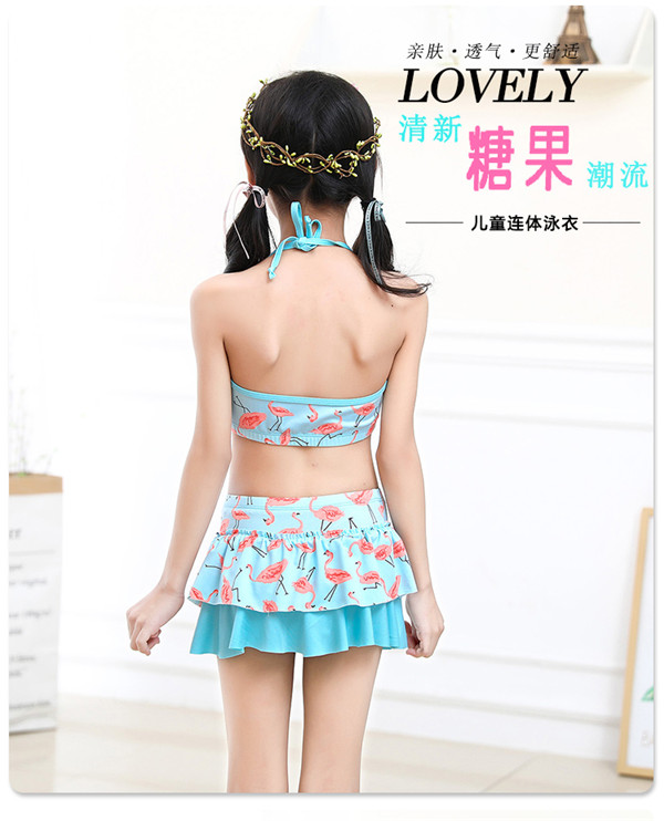 Đồ bơi mới cho bé gái kiểu váy xẻ bé trai lớn công chúa áo tắm bé gái Hàn Quốc bikini bé gái đồ bơi cho bé gái 11 tuổi
