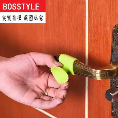 Suction cup type powder room door handle Wall protective pad Anti-collision door suction Bathroom door bumper block door top