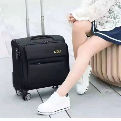 Портативный чемодан подходит для мужчин и женщин для путешествий, ткань оксфорд, 12 дюймов, 14 дюймов, 16 дюймов