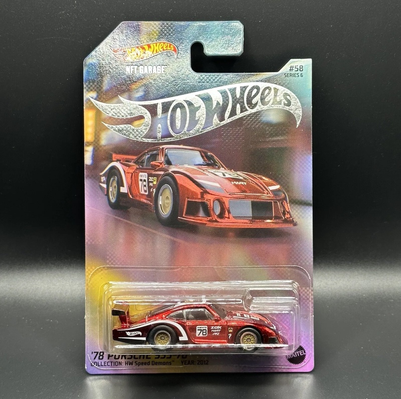 Hot Wheels Rlc Nfth 1/64 Porsche 935-78 Physical Rubber Tire